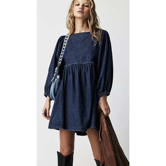 NWT Free People Get Obsessed Mini Dress M Medium - Picture 1 of 6